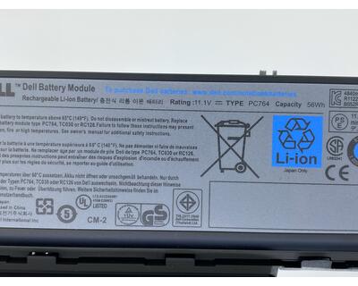 Посилена акумуляторна батарея для ноутбука Dell PC764 Latitude D620 11.1V Silver 7200mAh OEM - фото 3
