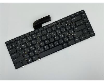 Клавіатура для ноутбука Dell Vostro 1440, 1450, 1540, 1550, 3450, 3550, V131, Inspiron 14R, 7520, N4050, N4110, M5040, M5050, N5040, N5050, XPS 15 (L501x, L502x) Black, (Black Frame) RU - фото 2