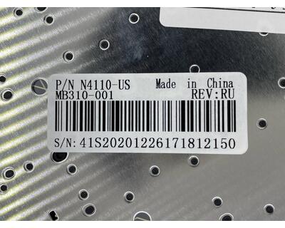 Клавіатура для ноутбука Dell Vostro 1440, 1450, 1540, 1550, 3450, 3550, V131, Inspiron 14R, 7520, N4050, N4110, M5040, M5050, N5040, N5050, XPS 15 (L501x, L502x) Black, (Black Frame) RU - фото 3