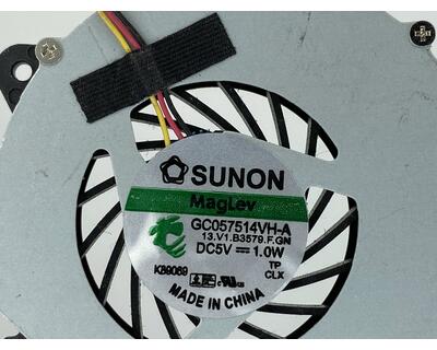 Вентилятор для ноутбука Dell Inspiron 1110, 11Z, 5V 0.25A 3-pin SUNON - фото 3
