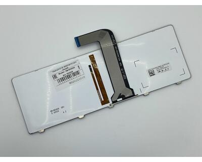 Клавиатура Dell Inspiron (M4040, M4110, M5040, N4050, N4110) Vostro (1540, 3550) с подсветкой (Light), Black, (Black Frame) RU/EN
