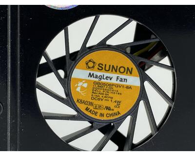 Вентилятор для ноутбука Dell Inspirio 500M, 510M, 600M, Latitude D500, D505, D510, D600, D610, 5V 0.35A 3-pin SUNON - фото 3