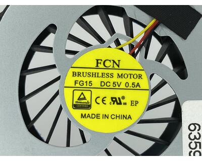 Вентилятор для ноутбука Dell Inspiron 17R N7110, Vostro 3750, 5V 0.4A 3-pin FCN - фото 3