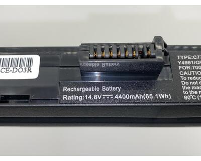 Акумуляторна батарея для ноутбука Dell G5345 Inspiron 700m 14.8V Black 5200mAh OEM - фото 3