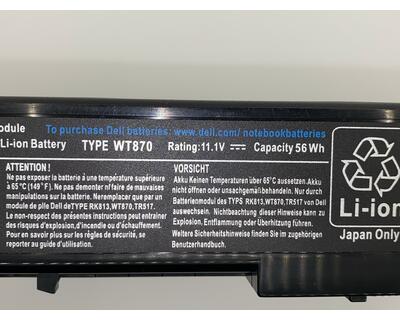 Акумуляторна батарея для ноутбука Dell RK813 Studio 1435 11.1V Black 5200mAh OEM - фото 3