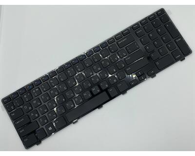 Клавиатура для ноутбука Dell Inspiron (3721, 5721, 3737, 5737) Black, (Black Frame), RU - фото 2