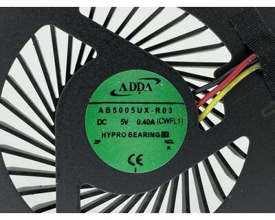 Вентилятор для ноутбука Dell XPS 14Z, L412z, L412, 5V 0.4A 3-pin ADDA - фото 3