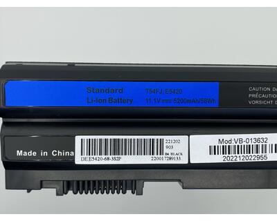 Аккумуляторная батарея для ноутбука Dell T54FJ Latitude E6420 11.1V Black 5200mAh OEM - фото 3