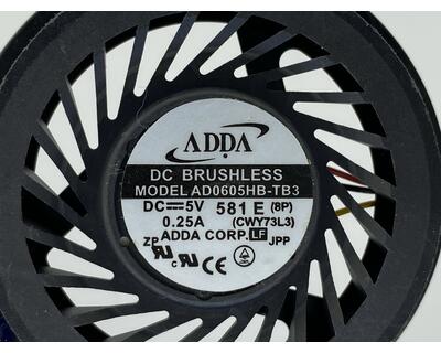 Вентилятор для ноутбука Dell Studio 14Z, 14ZN, 1440, 1440N, 1440Z, 5V 0.3A 3-pin Nidec - фото 3