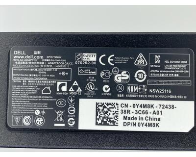 Блок питания для ноутбука Dell 85W 19V 4.62A 4.5x3.0mm Y4M8K - фото 3