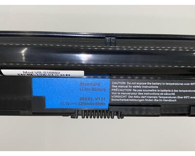 Акумуляторна батарея для ноутбука Dell 268X5 Inspiron N411Z 11.1V Black 5200mAh OEM - фото 3