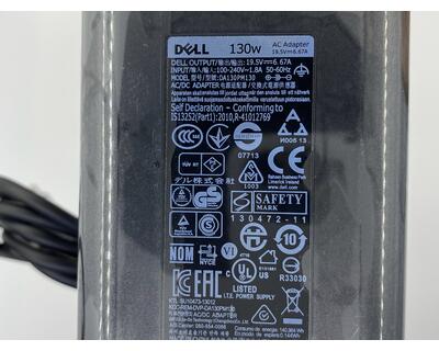Оригінальний блок живлення для ноутбука Dell 130W 19.5V 6.67A (4.5 + 3.0)x0.6mm HA130PM130 OEM - фото 3