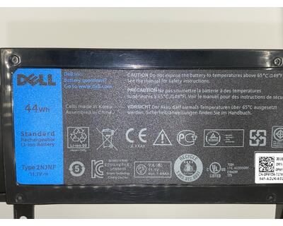 Акумуляторна батарея для ноутбука Dell 2NJNF Inspiron 14Z-5423 Ultrabook 11.1V Black 4000mAh Orig