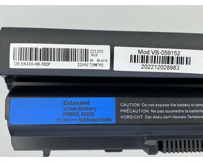 Аккумуляторная батарея для ноутбука Dell Latitude E6120 11.1V RFJMW Black 5200mAh OEM - фото 3