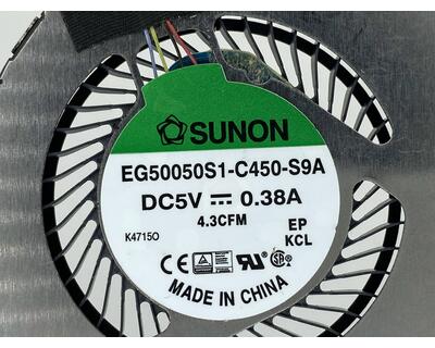 Вентилятор для ноутбука Dell Latitude E5550 5V 0.38A 4-pin SUNON - фото 3