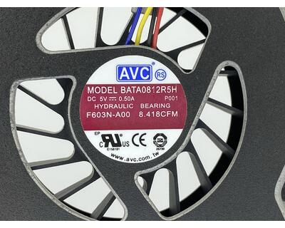 Вентилятор для ноутбука Dell Alienware M17X R2 5V 0.5A 4-pin AVC - фото 3