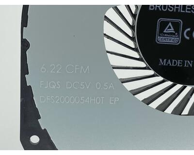 Вентилятор для ноутбука Dell Inspiron G7 15-7577 CPU 5V 0.5A 4-pin FCN - фото 3