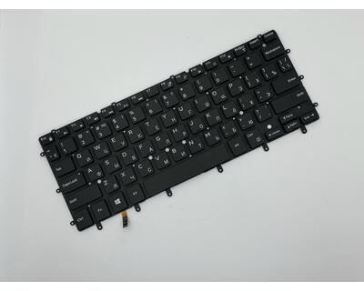 Клавиатура для ноутбука Dell XPS (13 9343) с подсветкой (Light), Black, (No Frame), RU - фото 2