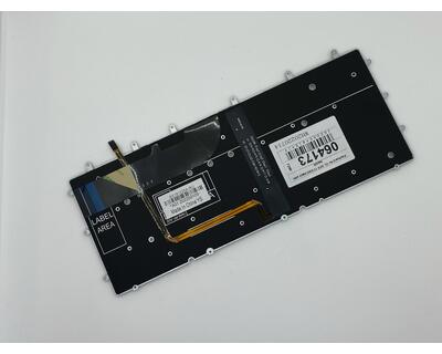 Клавиатура для ноутбука Dell XPS (13 9343) с подсветкой (Light), Black, (No Frame), RU