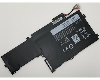Акумуляторна батарея для ноутбука Dell 5KG27 Inspiron 14-7437 7.4V Black 7800mAh Orig