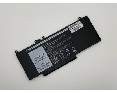 Акумуляторна батарея для ноутбука Dell 6MT4T Latitude 14-E5470 7.6V Black 6000mAh OEM