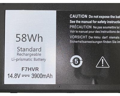 Акумуляторна батарея для ноутбука Dell F7HVR Inspiron 15-7537 14.8V Black 3900mAh OEM - фото 3