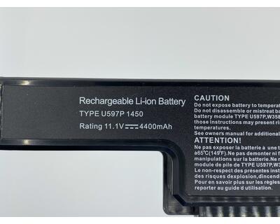 Акумуляторна батарея для ноутбука Dell W356P Studio 1450 11.1V Black 4400mAh OEM - фото 3