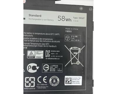 Акумуляторна батарея для ноутбука Dell 5KG27 Inspiron 14-7437 7.4V Black 3800mAh Orig - фото 3