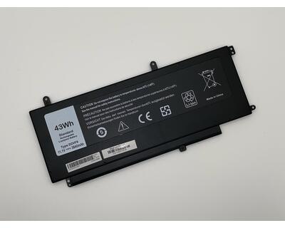 Аккумуляторная батарея для ноутбука Dell D2VF9 Vostro 14 5000 11.1V Black 3840mAh OEM