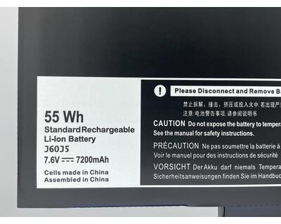 Акумуляторна батарея для ноутбука Dell J60J5 Latitude 12 E7270 7.6V Black 6800mAh OEM - фото 3