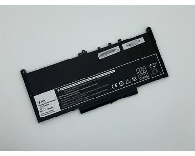 Акумуляторна батарея для ноутбука Dell J60J5 Latitude 12 E7270 7.6V Black 6800mAh OEM