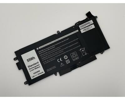 Акумуляторна батарея для ноутбука Dell K5XWW Latitude 12 5289 7.6V Black 7270mAh OEM