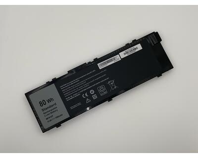 Аккумуляторная батарея для ноутбука Dell 0FNY7 Precision 15 7520 11.4V Black 7000mAh OEM