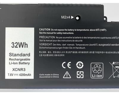Акумуляторна батарея для ноутбука Dell WY7CG Latitude 13 7370 7.6V Black 4200mAh OEM - фото 3