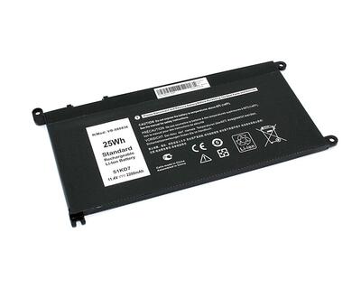 Акумуляторна батарея для ноутбука Dell 51KD7 Latitude 3180 11.4V Black 2200mAh OEM - фото 5