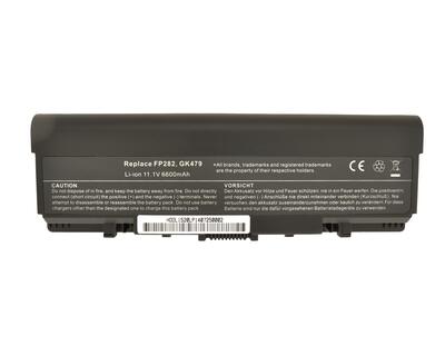 Усиленная аккумуляторная батарея для ноутбука Dell GK479 Inspiron 1520 10.8V Black 6600mAh OEM