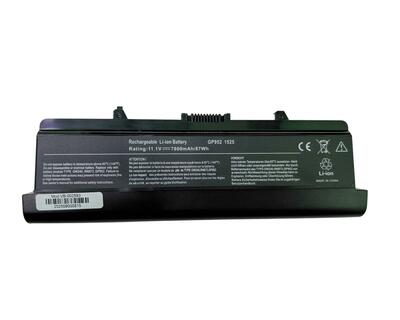 Посилена акумуляторна батарея для ноутбука Dell RN873 Inspiron 1525 11.1V Black 7800mAh OEM
