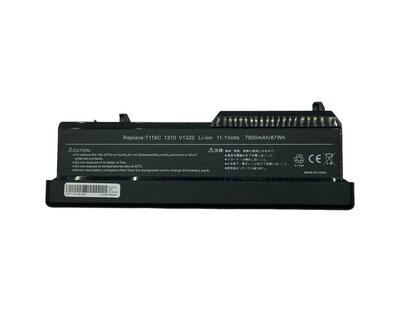 Усиленная аккумуляторная батарея для ноутбука Dell T114C Vostro 1310 11.1V Black 7800mAh OEM