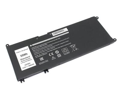 Купить Аккумуляторная батарея для ноутбука Dell 33YDH Inspiron 13 7353 15.2V Black 3600mAh OEM