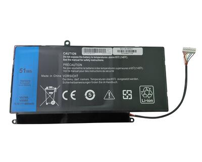 Аккумуляторная батарея для ноутбука Dell VH748 Vostro 5560 11.1V Black 4600mAh OEM - фото 5
