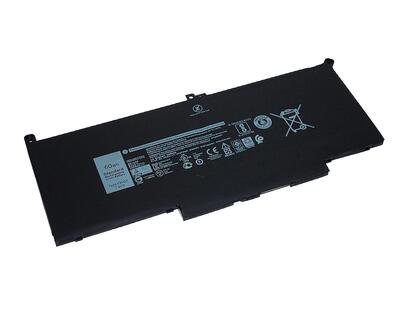 Аккумуляторная батарея для ноутбука Dell 2x39g Latitude 13 7390 7.6V Black 7500mAh - фото 5