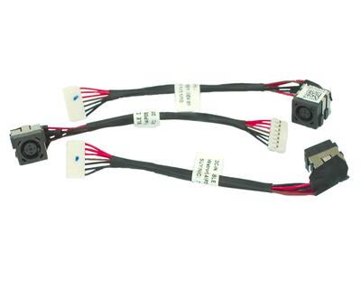 Разъем питания для ноутбука Dell Inspiron N5040, N5050, M504 с кабелем HY-DE029 7 pin, длина кабеля 9 см