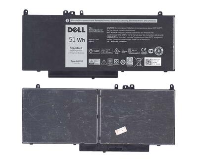 Акумуляторна батарея для ноутбука Dell G5M10 Latitude E5450 7.4V Black 6460mAh Orig