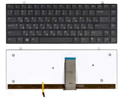 Клавиатура для ноутбука Dell Studio XPS (13, 1340, 16, 1640, 1645, 1647) с подсветкой (Light) Black, RU