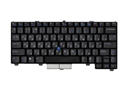 Клавиатура для ноутбука Dell Latitude (D410) с указателем (Point Stick), Black, RU - фото 6