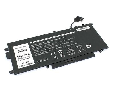 Акумуляторна батарея для ноутбука Dell K5XWW Latitude 12 5289 7.6V Black 7270mAh OEM