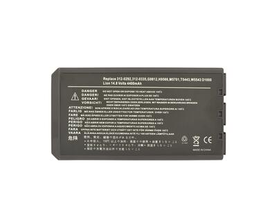 Акумуляторна батарея для ноутбука Dell M5701 Inspiron 1000 14.8V Black 4400mAh OEM