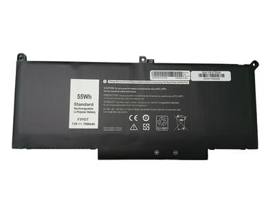 Аккумуляторная батарея для ноутбука Dell F3YGT Latitude 12 7000 7.6V Black 6800mAh OEM - фото 5