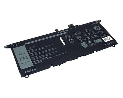 Аккумуляторная батарея для ноутбука Dell 0H754V XPS 13 9370 7.6V Black 6500mAh OEM