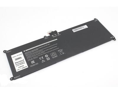 Аккумуляторная батарея для ноутбука Dell 07VKV9 Latitude 12 7275 7.6V Black 3900mAh OEM - фото 5